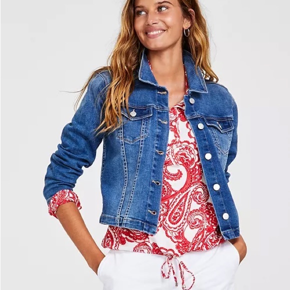 Tommy Hilfiger Denim Jacket (Medium Wash) - Picture 1 of 4